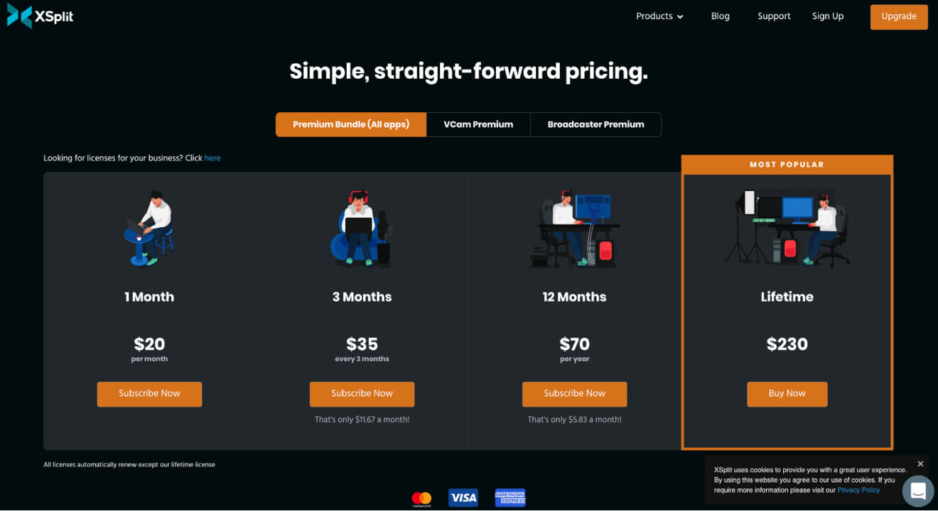 XSplit Pricing