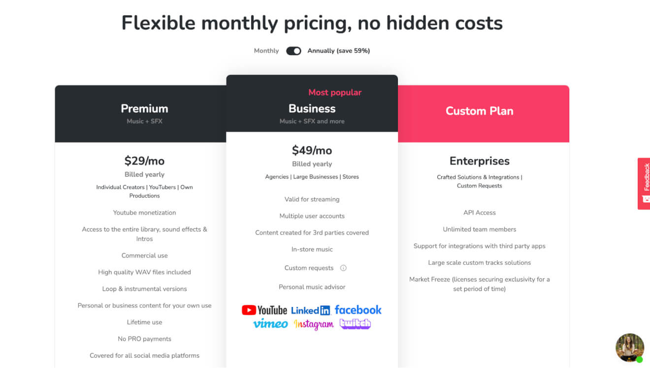 HookSounds Pricing