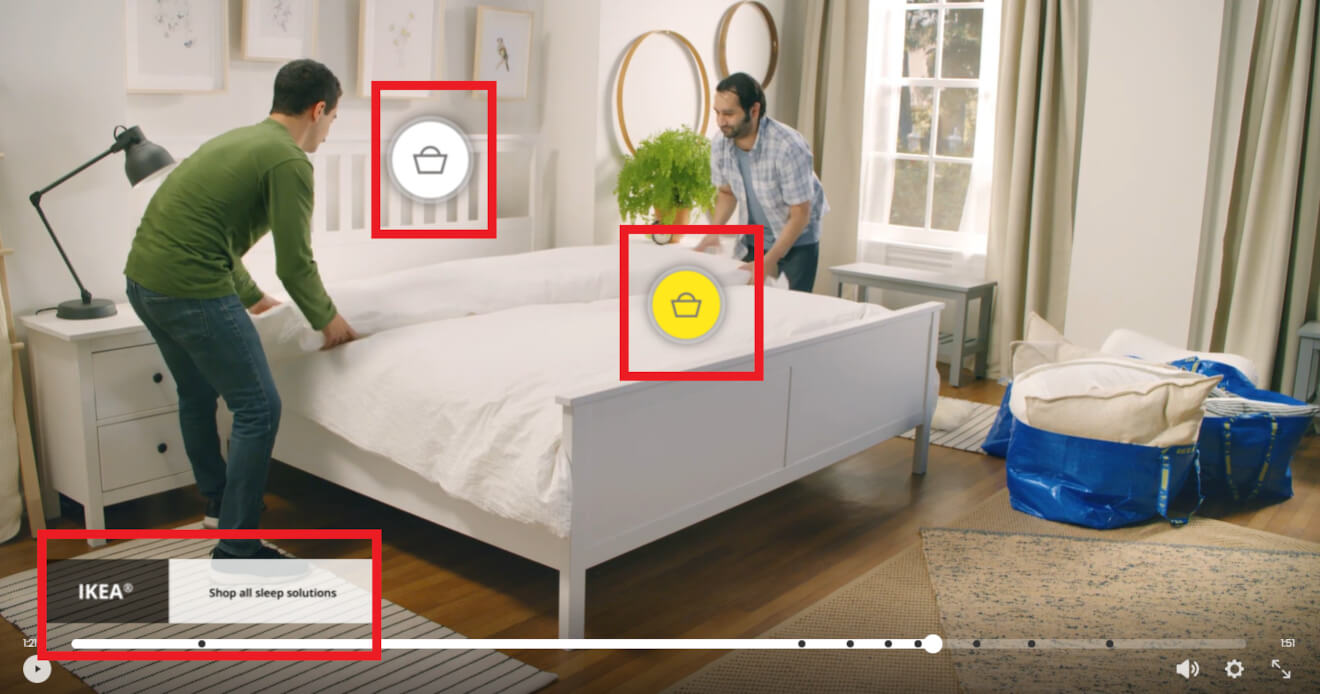 Ikea Video Interactive Elements