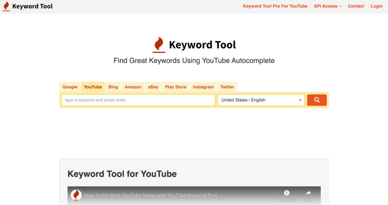 YouTube Keyword Tool