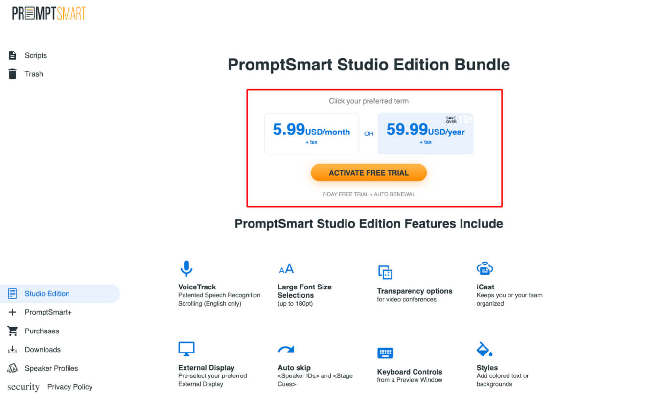 Promptsmart Pricing