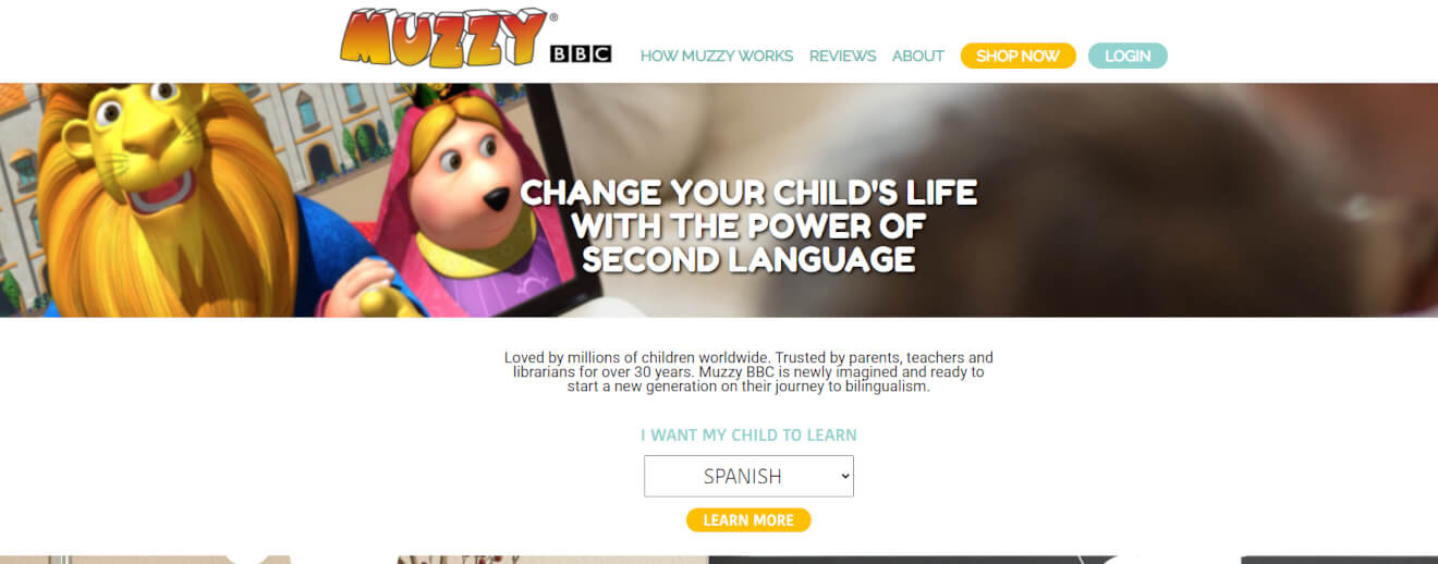 BBC Muzzy Subscription Site