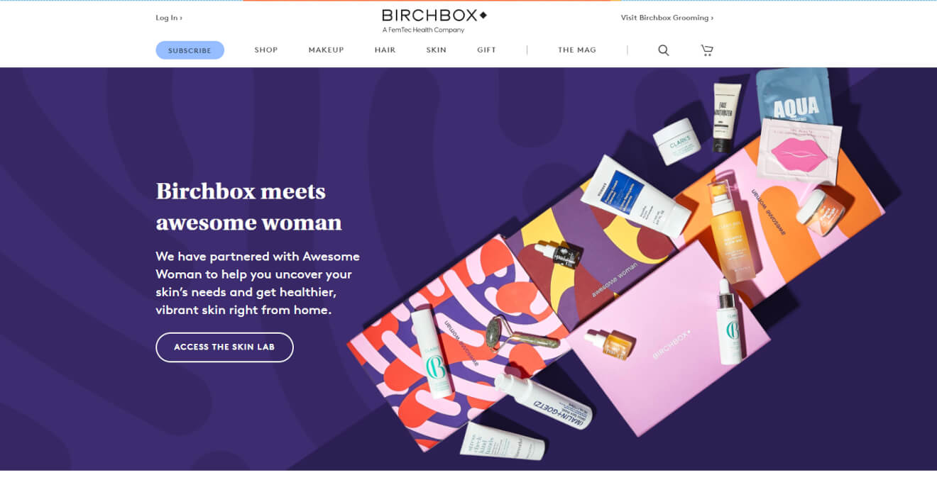 Birchbox Beauty Subscription Site