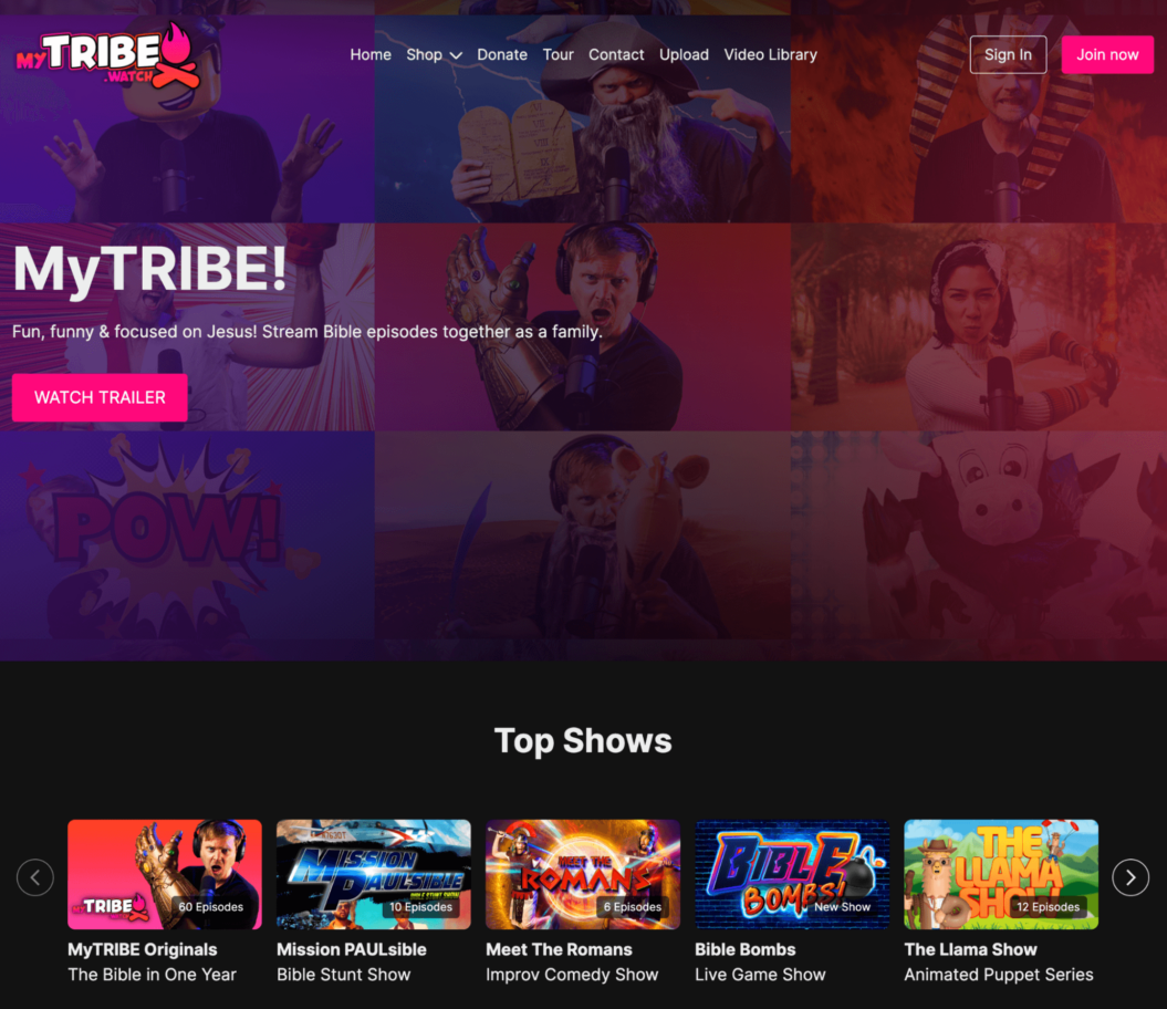 MyTRIBE TV Uscreen Spotlight