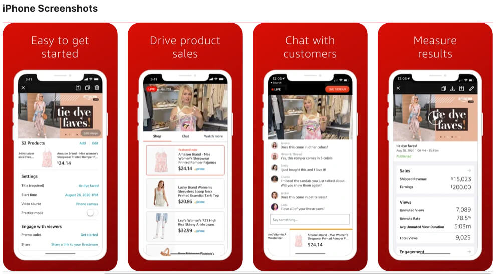 Amazon Live Creator app