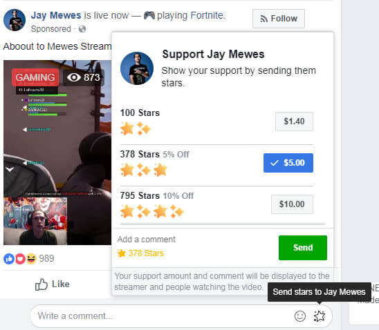 Jay Mewes Facebook Stars