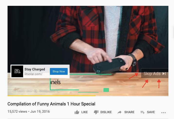 YouTube AVOD Example