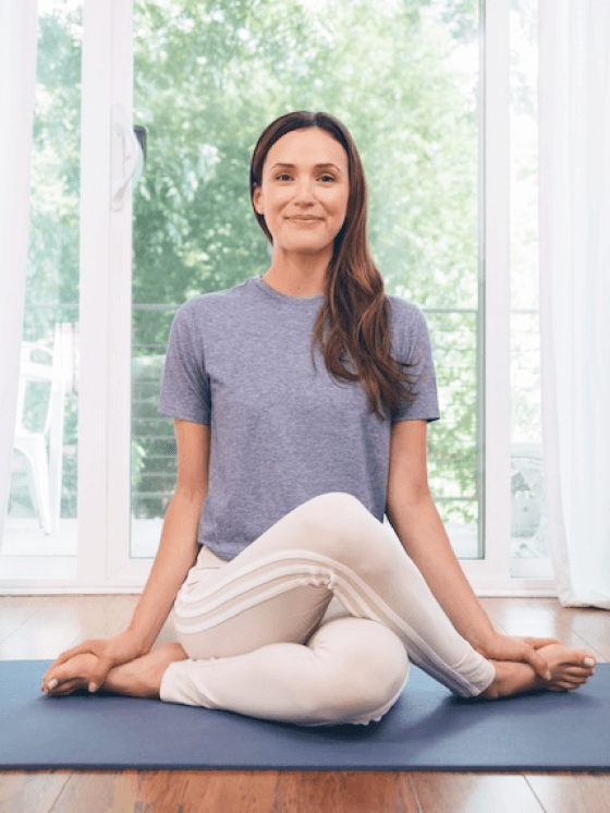 Photo of Adriene Mishler, producer and host of Yoga With Adriene.