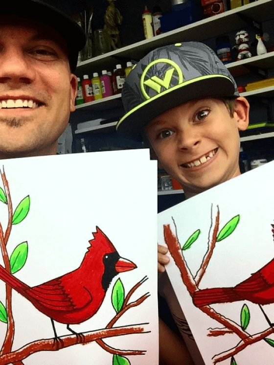 Image of Art For Kids Hub, an online streaming platform of art lessons for kids.