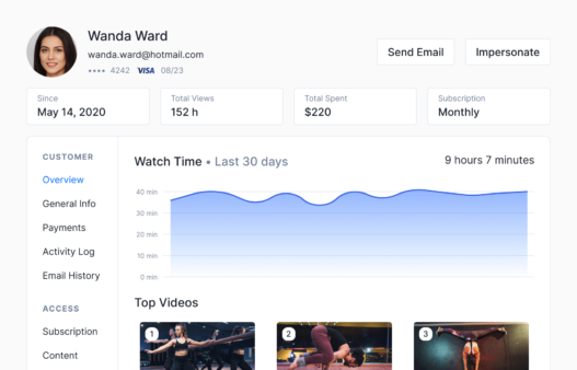 All-in-one platform for video streaming and monetization.