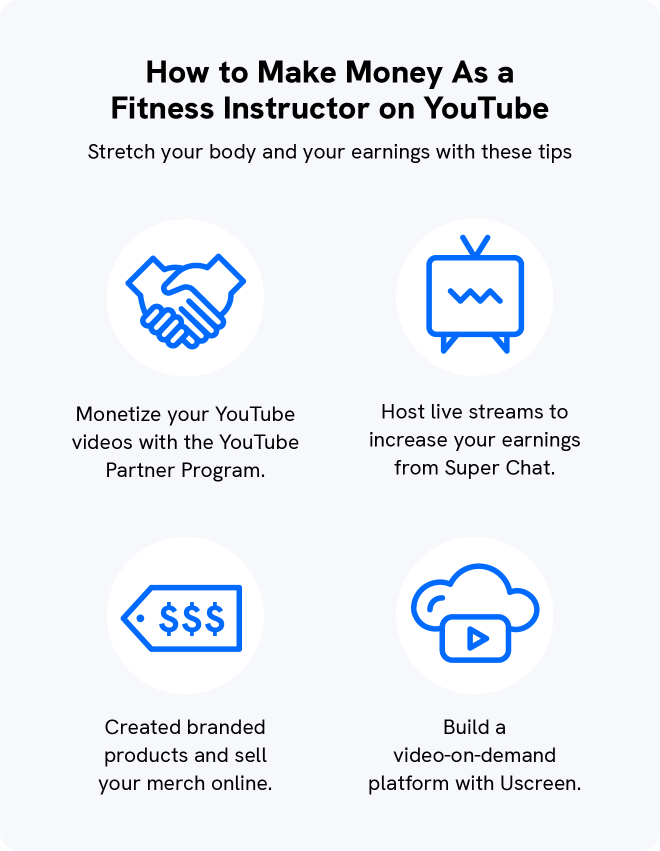 4 Ways to Make Money as a Fitness Instruction on YouTube