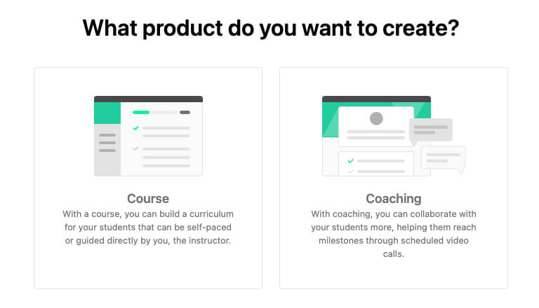 Teachable What Product Do You Want to Create?