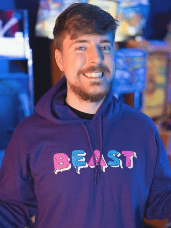 Photo of Mr.Beast, famous Youtuber.