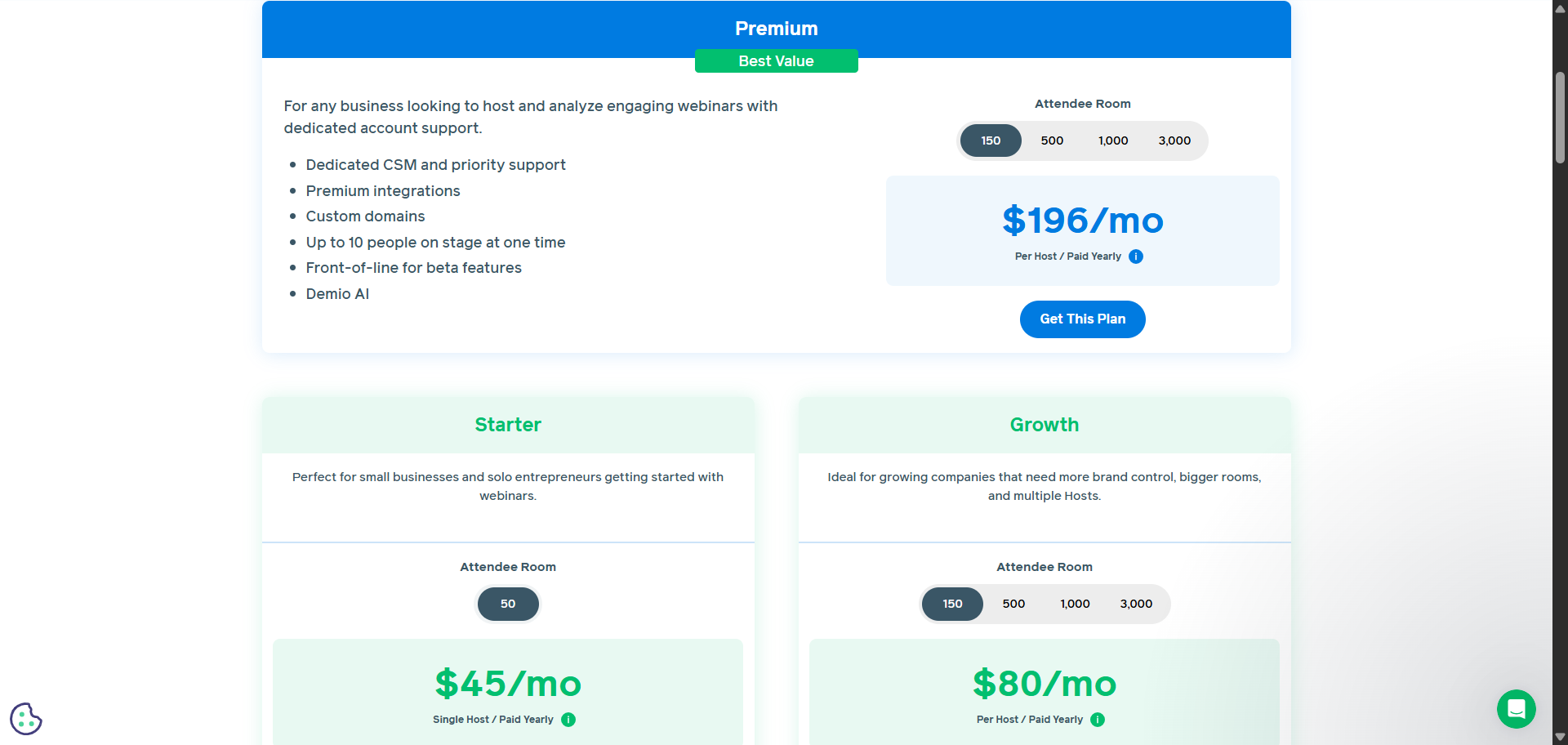 Demio Pricing