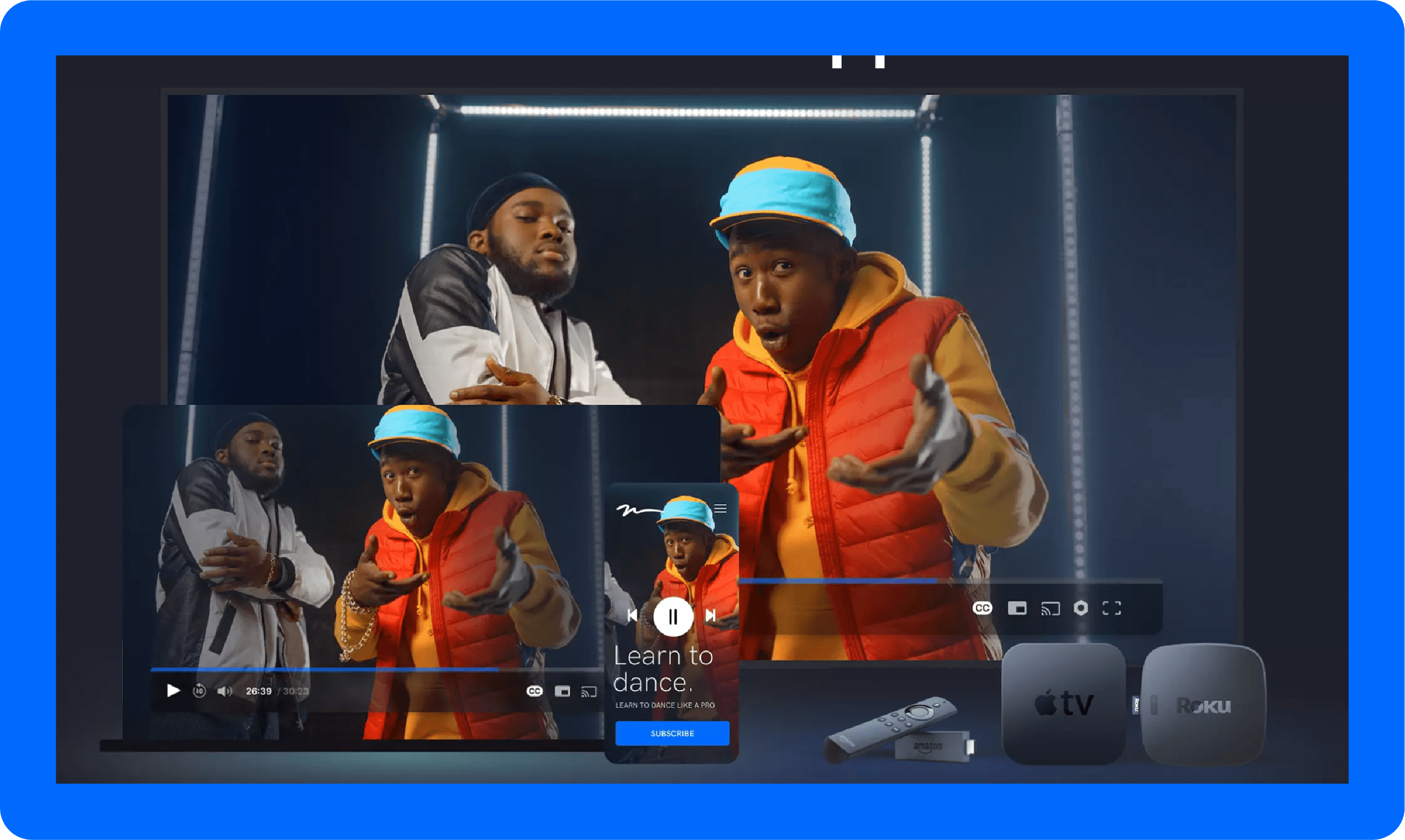 A screenshot of Uscreen's OTT apps.