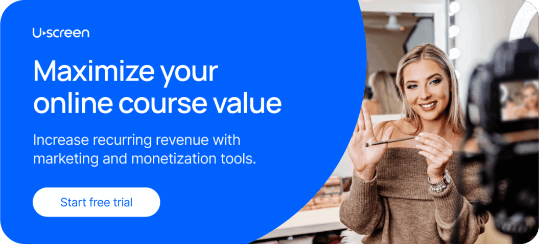 Maximize your online course value: Increase recurring revenue with marketing and monetization tools.