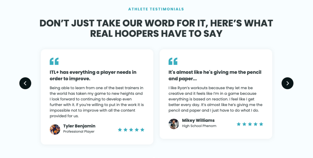In the Lab+ customer testimonials