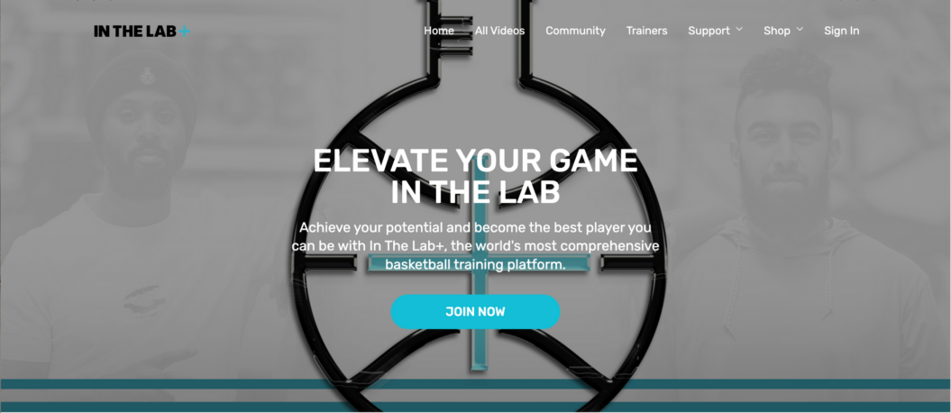 In the Lab+ membership platform homepage