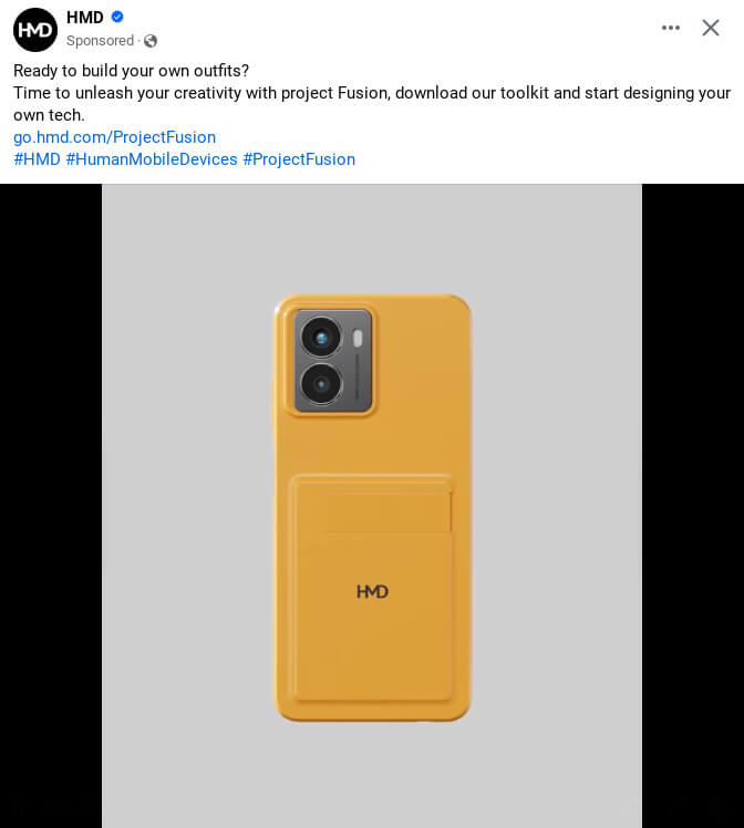 HMD facebook ad example