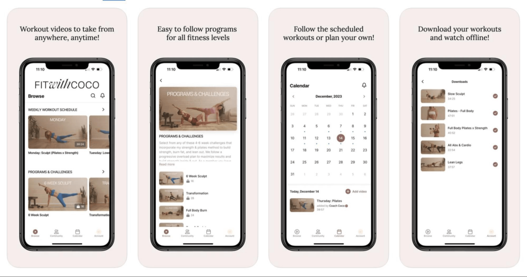 fit with coco mobile app