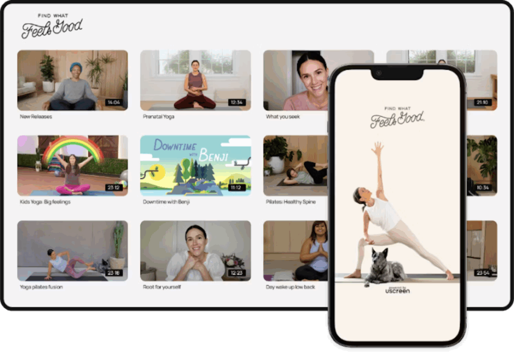 Screenshot of find what feels good member site
