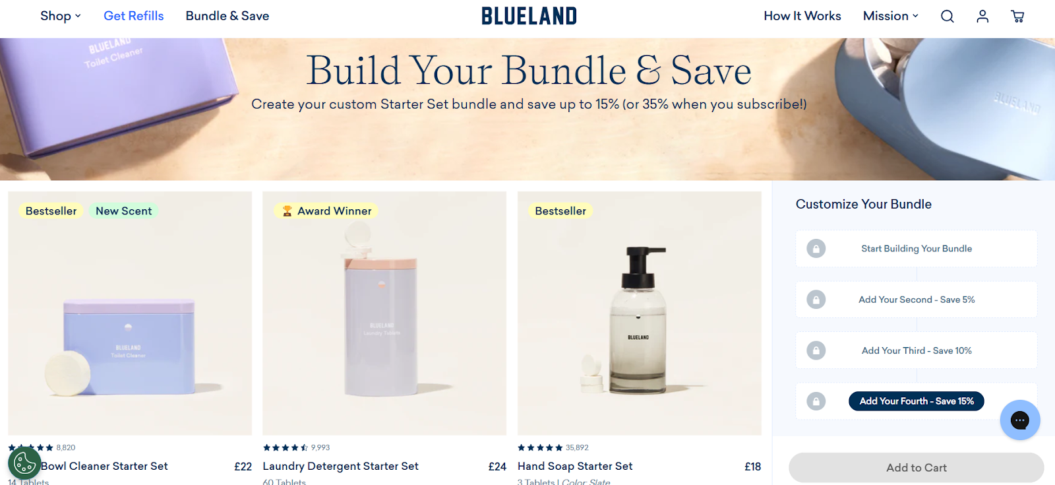 Blueland Recharge sample