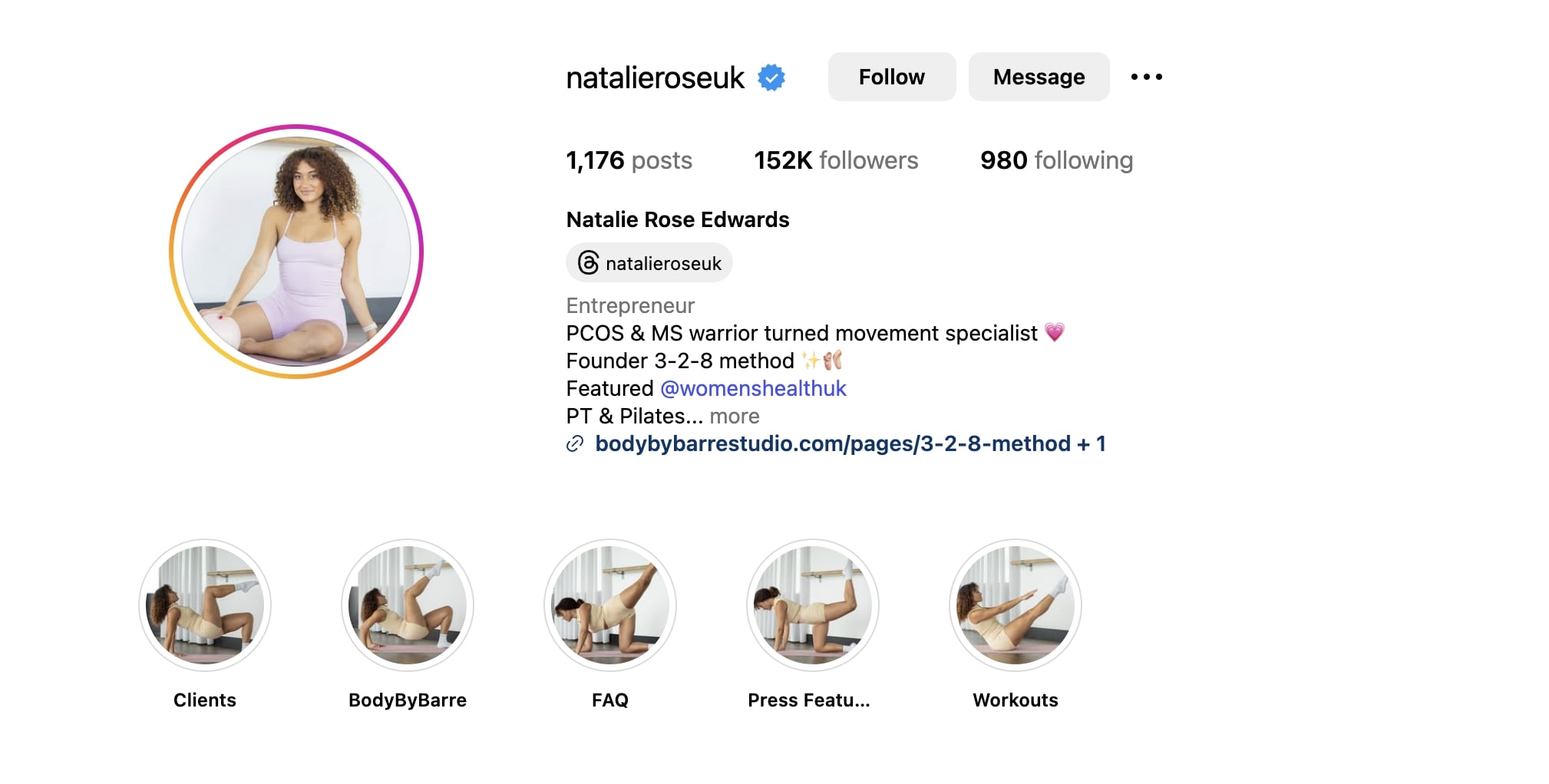 Body by Barre Instagram