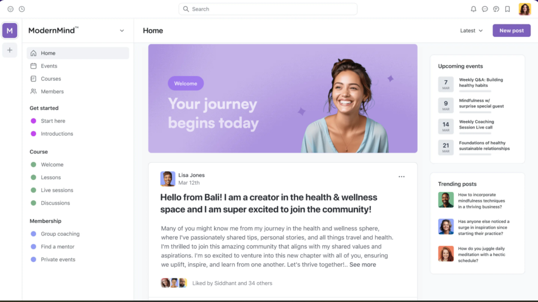 Circle Dashboard Sample
