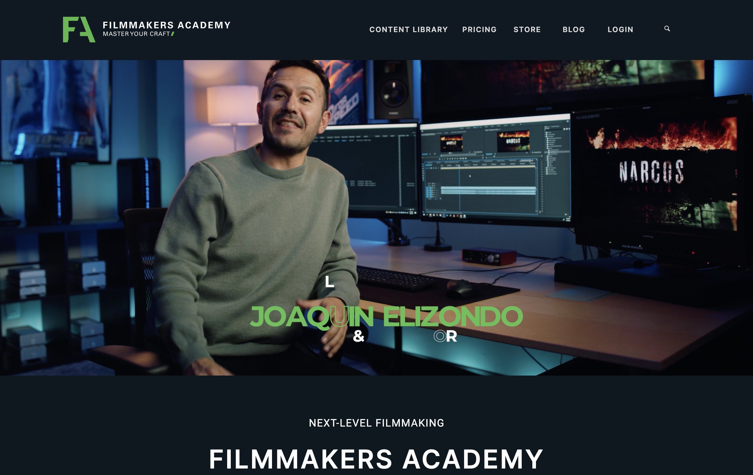 Filmmakers Academy Homepage