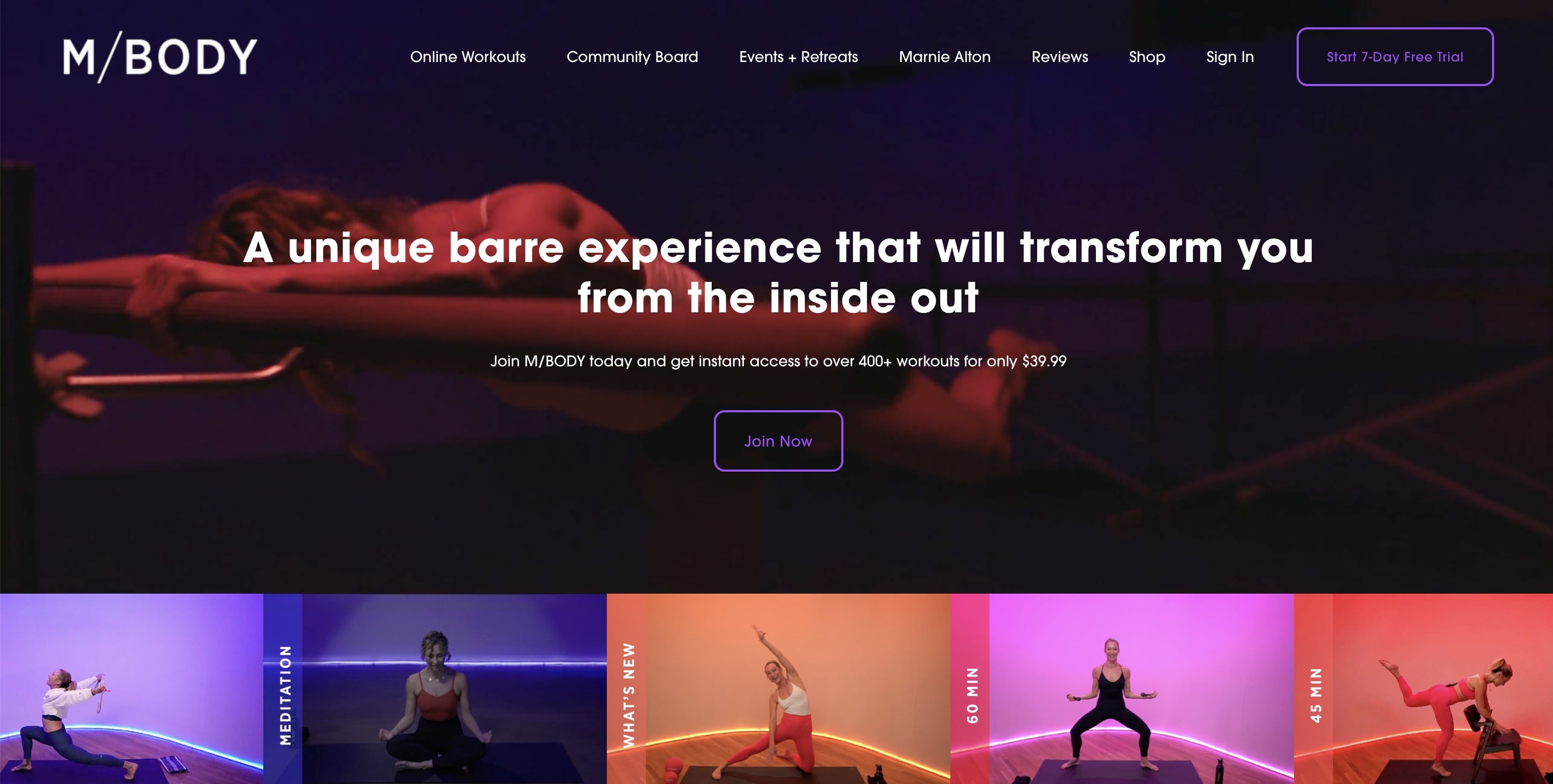 MBody Homepage
