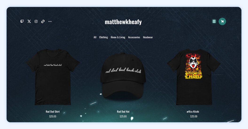 A screenshot of a dropshipping merchandise package.