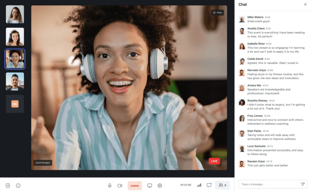 Circle live learning tools demonstration