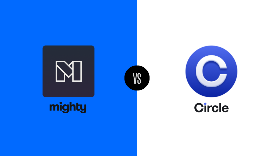 featured image for blog post comparing mighty networks to circle