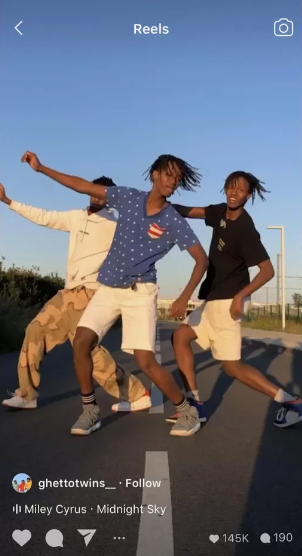 video by ghettotwins featuring miley cyrus song