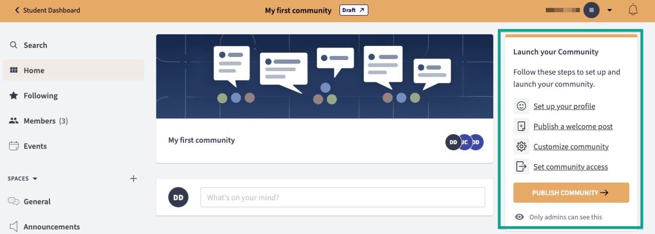 Thinkific community