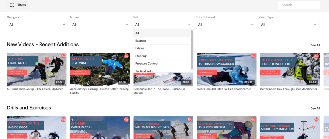Big Picture Skiing Videos