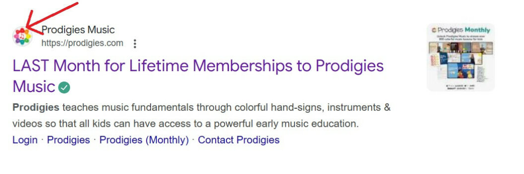 an image of a google result for Prodigies Music