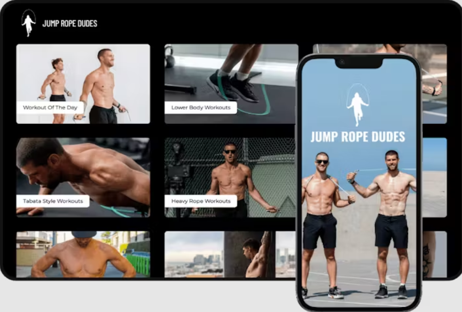 Jump rope dudes on Uscreen