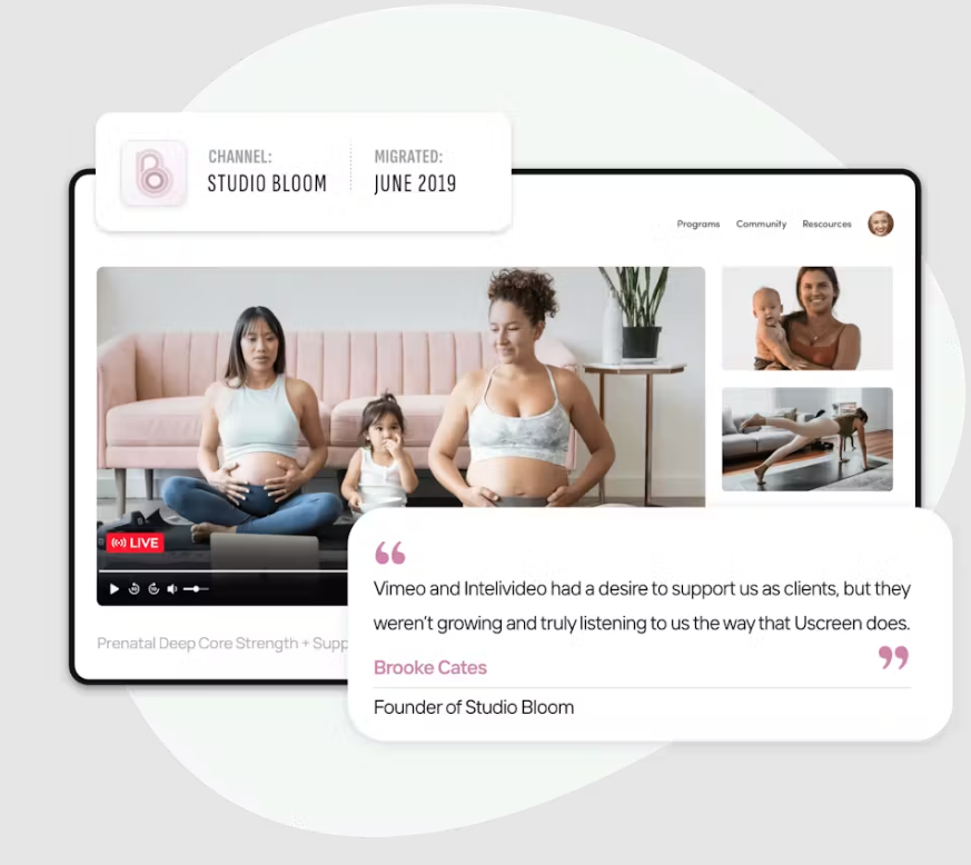 Studio bloom testimonial