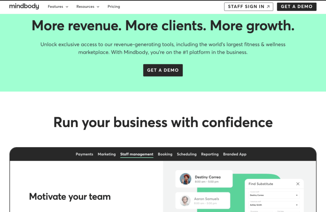 Mindbody Platform