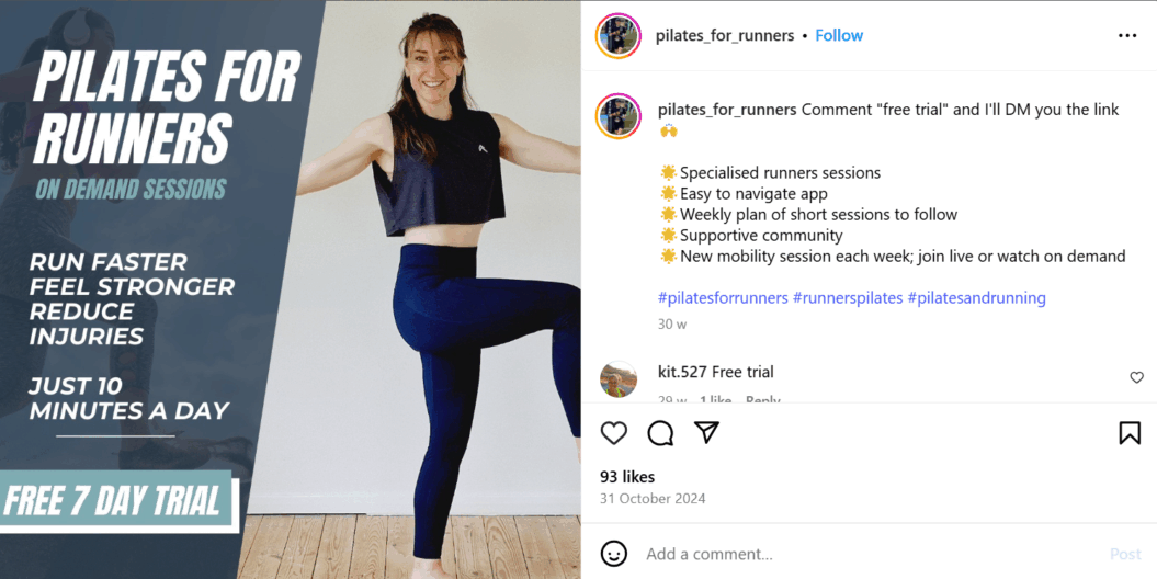 Pilates for Runner - IG