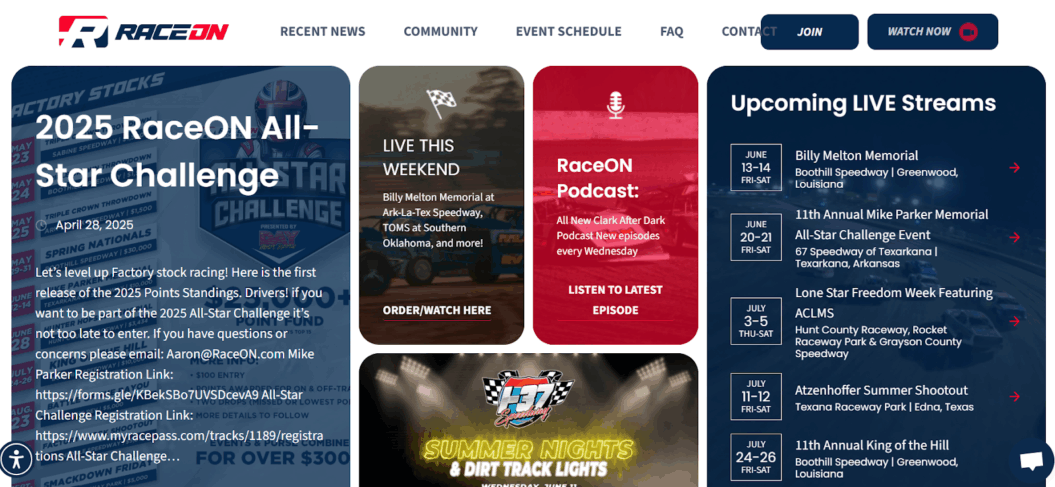 RaceOn Streaming