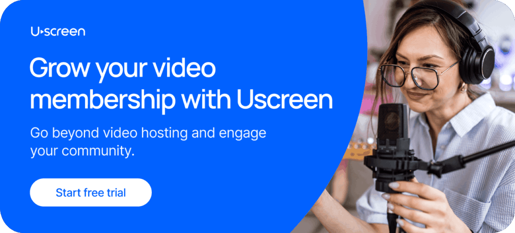 Grow your video membership with Uscreen. Go beyond video hosting and engage your community.