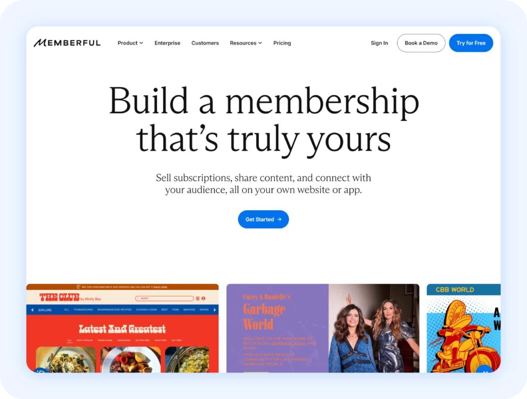 Instead of building everything from scratch, MemberSpace gives you the tools to add memberships to your existing website. This means you can keep your current design and branding while adding members-only areas. It works with popular website platforms like WordPress, Squarespace, Wix, or even your own custom-built site. 

You can create flexible membership options, whether it's free trials, paid plans, one-time purchases, or bundled packages to suit your audience. You can also lock specific pages, posts, downloads, and videos to ensure only paying members get access.

MemberSpace includes tools like coupons, upsells, and affiliate programs to help you grow, but it works best for creators who want to add memberships to an existing site rather than build a full membership business from scratch.