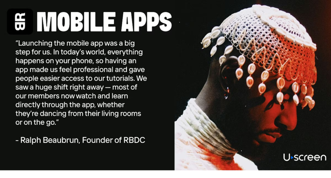 Ralph Beaubrun, a dance instructor with a global following, launched dance classes on Uscreen in November 2024