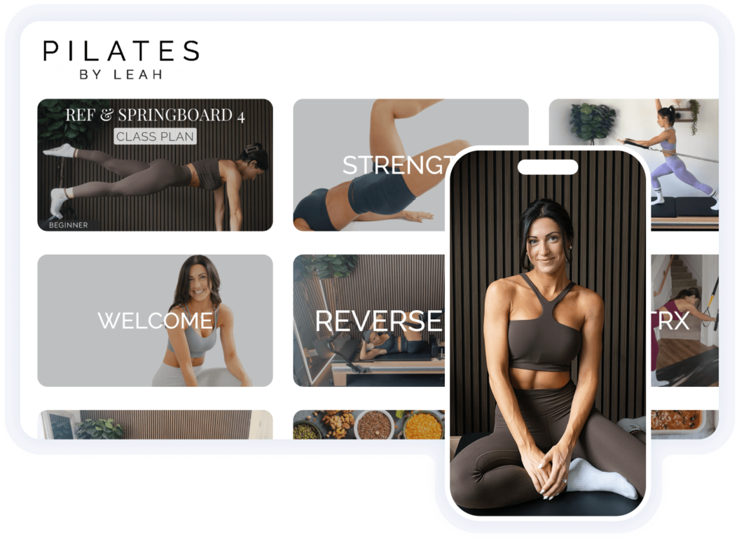 Pilates by Leah mobile app + library